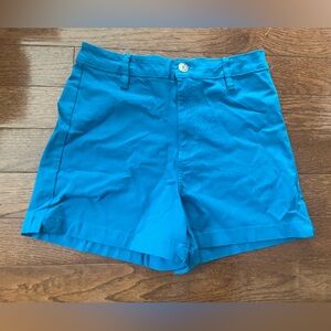 Blue shorts